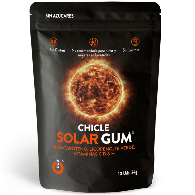 WUG GUM - SOLAR GUM SUN TANNING 10 UNITS