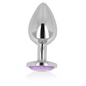 OHMAMA - PLUG ANAL COM CRISTAL VIOLETA 7 CM