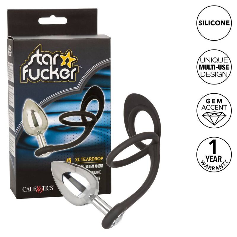 CALEXOTICS - STAR FUCKER XL TEARDROP PLUG