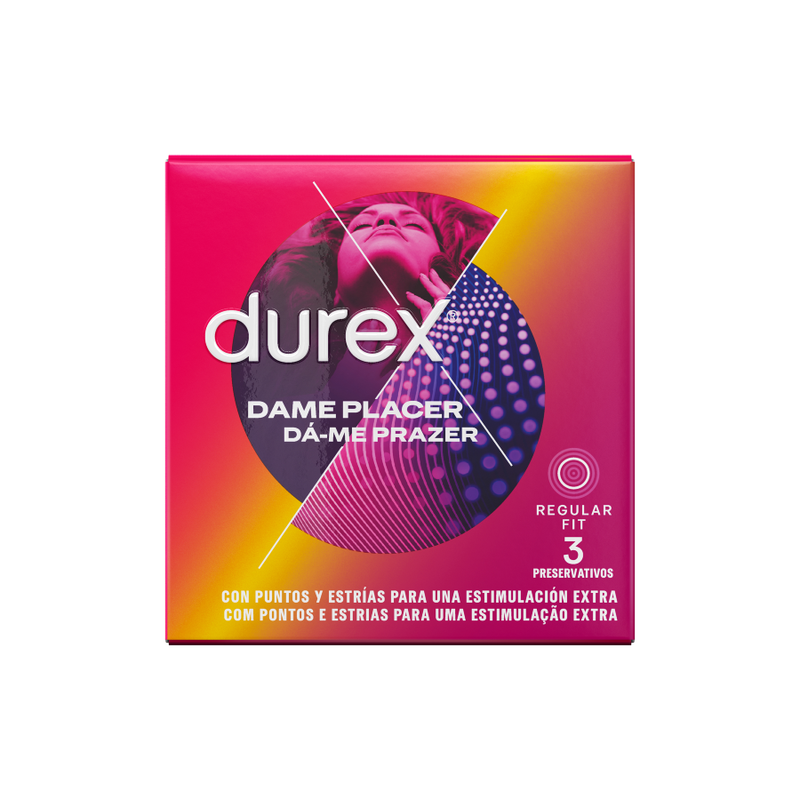 DUREX - PLACADOR DAME 3 UNIDADES