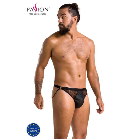 PASSION - 034 SLIP OPEN LUKE BLACK L/XL