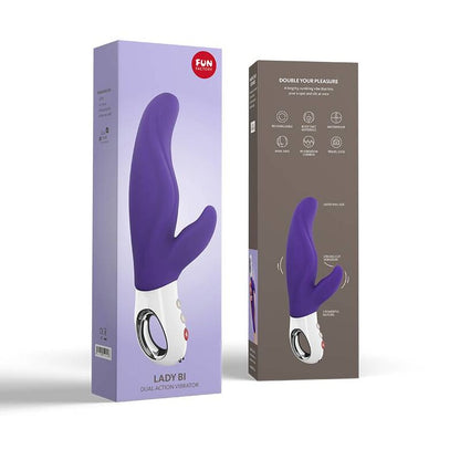 FUN FACTORY - VIBRADOR LADY BI DUAL VIOLETA