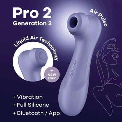 SATISFYER PRO 2 GEN 3 - PURPLE BLUETOOTH & APP