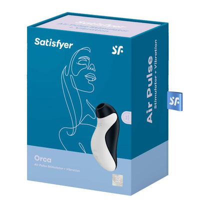 SATISFYER - ESTIMULADOR DE PULSO DE AR ORCA + VIBRAO