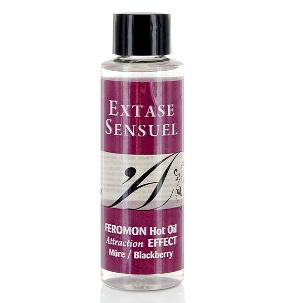 EXTASE SENSUAL - HEATING EFFECT MASSAGE OIL WITH BLACKBERRY PHEROMONES 100 ML