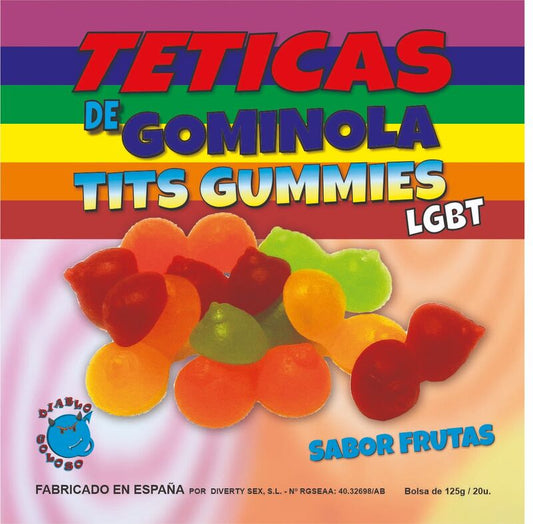 DIABLO GOLOSO - GLITTER ASSORTED GUMMY TEETICS