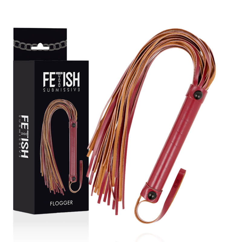 FETISH SUBMISSIVE DARK ROOM - FLOGGER VEGAN LEATHER