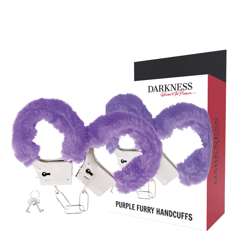 DARKNESS - ALGEMAS PLEASURE FURRY ROXO