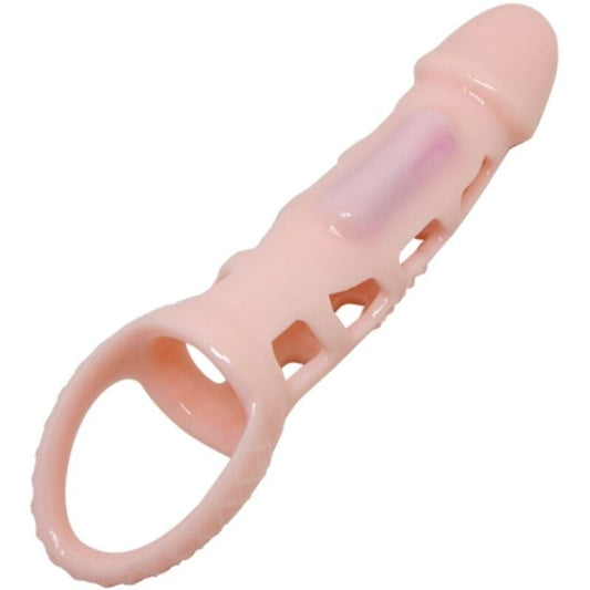 PRETTY LOVE - HARRISON PENIS EXTENDER COVER WITH VIBRATION AND STRAP 13.5 CM