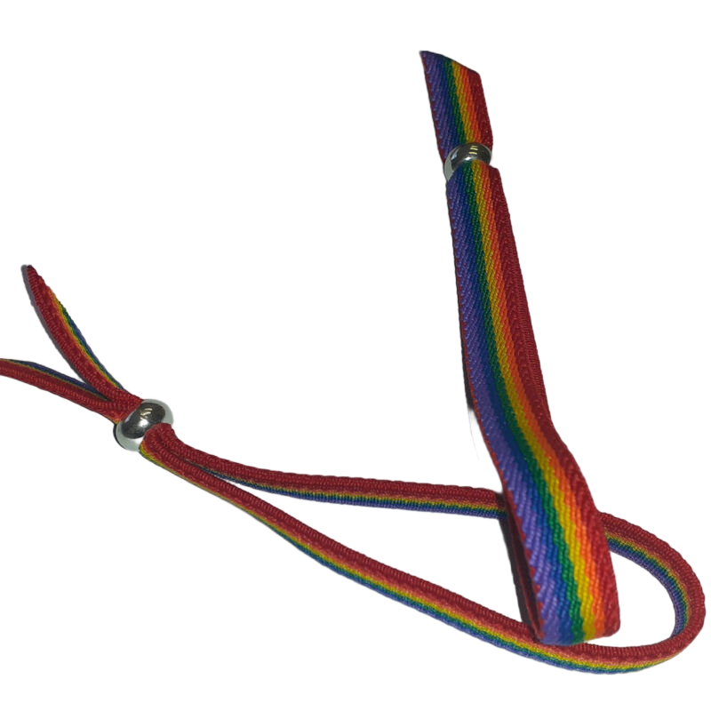 PRIDE - PULSEIRA DE BORRACHA DE LUXO MENINA COM CONTA DE PRIDE