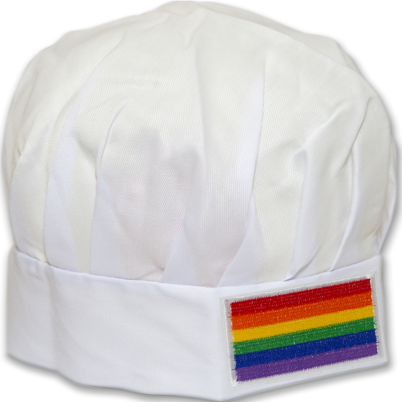 PRIDE - BANDEIRA LGBT COZINHA CHAPÉU COM BANDEIRA LGBT