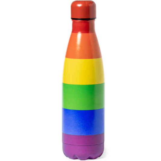 PRIDE - AQUECEDOR DE GUA METLICO COM BANDEIRA LGBT