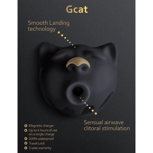 G-VIBE - GCAT MYSTIC SUCKER DE CLITÓRIS PRETO - Infernum Store