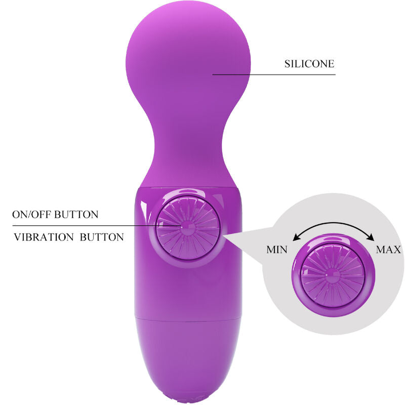 PRETTY LOVE - MINI MASSAGER PESSOAL ROXO