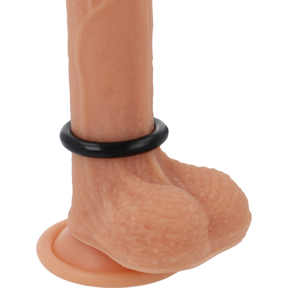 POWERING - SUPER FLEXIBLE AND RESISTANT PENIS RING 3.5CM BLACK - Infernum Store