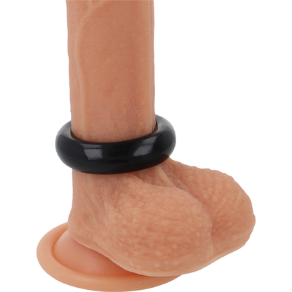POWERING - SUPER FLEXIBLE AND RESISTANT PENIS RING 3.8CM PR04 BLACK - Infernum Store