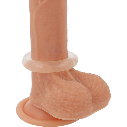 POWERING - SUPER FLEXIBLE AND RESISTANT PENIS RING 4.5CM CLEAR - Infernum Store