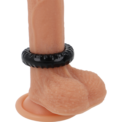 POWERING - SUPER FLEXIBLE AND RESISTANT PENIS RING 4.5CM PR07 BLACK - Infernum Store