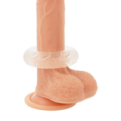 POWERING - SUPER FLEXIBLE AND RESISTANT PENIS RING 5CM PR08 CLEAR - Infernum Store