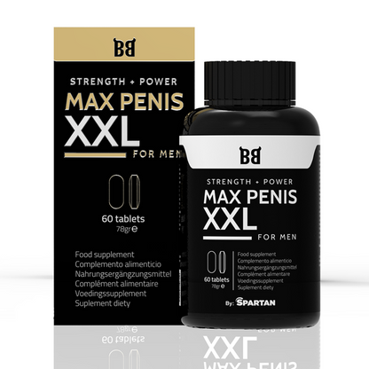 BLACK BULL - MAX PENIS XXL FORA + POTÊNCIA PARA HOMENS 60 COMPRIMIDOS