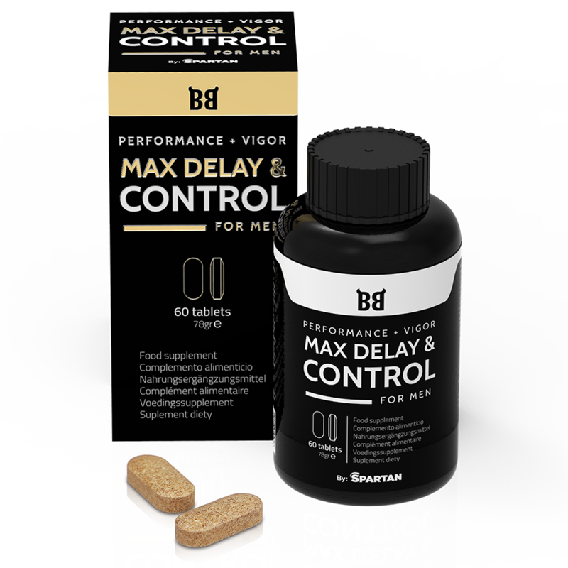 BLACK BULL - MAX DELAY & CONTROL MXIMO DESEMPENHO PARA HOMENS 60 CÁPSULAS