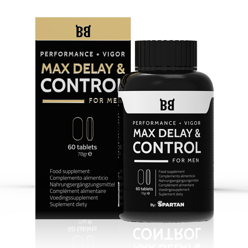 BLACK BULL - MAX DELAY & CONTROL MXIMO DESEMPENHO PARA HOMENS 60 CÁPSULAS