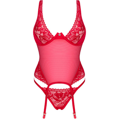 OBSESSIVE - LACELOVE CORSET VERMELHO M/L