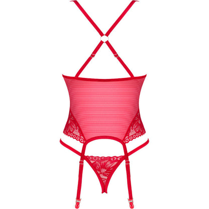 OBSESSIVE - LACELOVE CORSET VERMELHO M/L