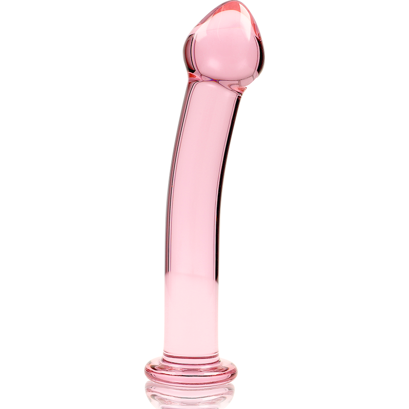 NEBULA SERIES BY IBIZA - MODELO 11 DILDO VIDRO BOROSILICADO ROSA 16 CM -O- 3 CM