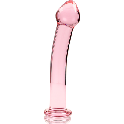 NEBULA SERIES BY IBIZA - MODELO 11 DILDO VIDRO BOROSILICADO ROSA 16 CM -O- 3 CM
