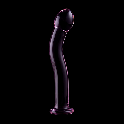 NEBULA SERIES BY IBIZA - MODELO 18 DILDO VIDRO BOROSILICADO ROSA 18.5 CM -O- 3.5 CM