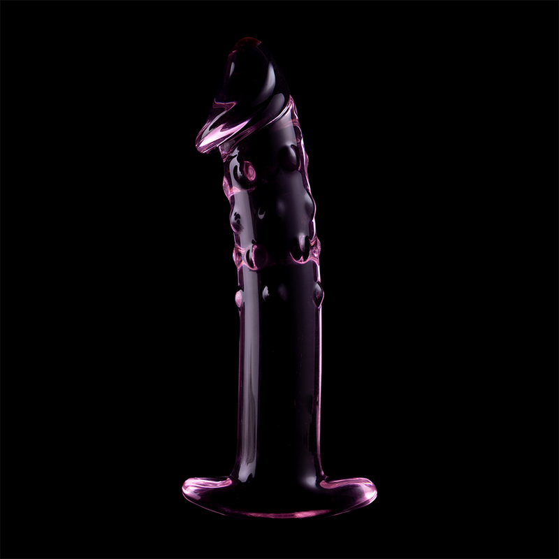 NEBULA SERIES BY IBIZA - MODELO 19 DILDO VIDRO BOROSILICADO ROSA 18.5 CM -O- 4 CM
