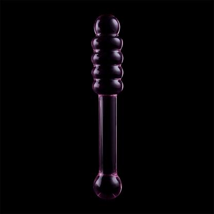 NEBULA SERIES BY IBIZA - MODELO 20 DILDO VIDRO BOROSILICADO ROSA 20.5 CM -O- 3 CM