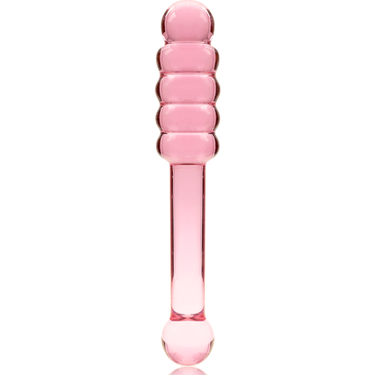 NEBULA SERIES BY IBIZA - MODELO 20 DILDO VIDRO BOROSILICADO ROSA 20.5 CM -O- 3 CM