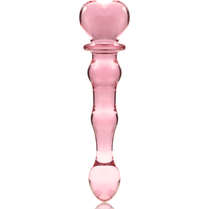 NEBULA SERIES BY IBIZA - MODELO 21 DILDO VIDRO BOROSILICADO ROSA 20.5 CM -O- 3.5 CM