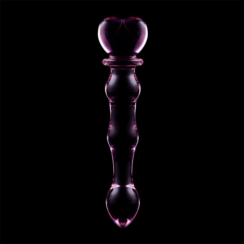 NEBULA SERIES BY IBIZA - MODELO 21 DILDO VIDRO BOROSILICADO ROSA 20.5 CM -O- 3.5 CM