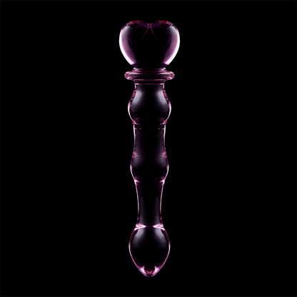 NEBULA SERIES BY IBIZA - MODELO 21 DILDO VIDRO BOROSILICADO ROSA 20.5 CM -O- 3.5 CM