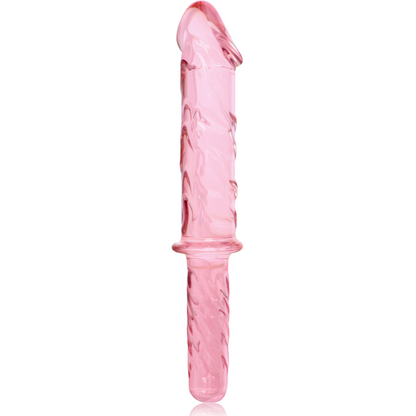 NEBULA SERIES BY IBIZA - MODELO 24 DILDO VIDRO BOROSILICADO ROSA 28.5 CM -O- 5 CM