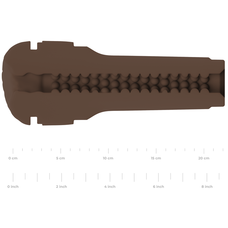 KIIROO - ESTIMULADOR MASTURBADOR FEEL STROKER - CASTANHO ESCURO - Infernum Store