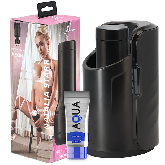 KIIROO - KEON + FEEL NATALIA STARR + LUBRIFICANTE DE QUALIDADE AQUA 50 ML - Infernum Store