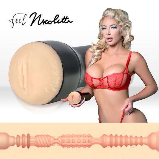 KIIROO - KEON + FEEL NICOLETTE SHEA STROKER + LUBRIFICANTE DE QUALIDADE AQUA 50 ML - Infernum Store