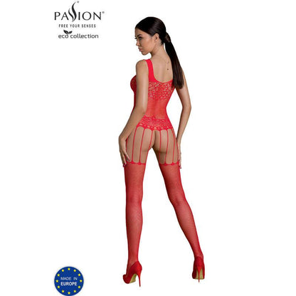 PASSION - ECO COLLECTION BODYSTOCKING BS001 RED