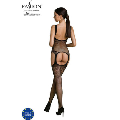 PASSION - ECO COLLECTION BODYSTOCKING BS008 BLACK