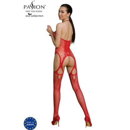 PASSION - ECO COLLECTION BODYSTOCKING BS013 RED