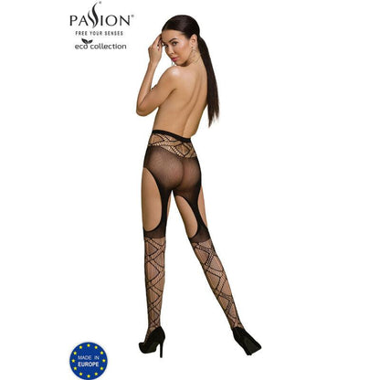 PASSION - ECO COLLECTION BODYSTOCKING S005 BLACK