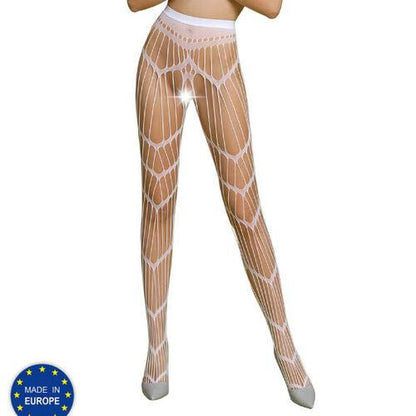 PASSION - ECO COLLECTION BODYSTOCKING S006 WHITE