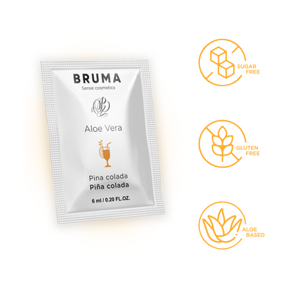 BRUMA - GEL DESLIZANTE DE ALOE VERA SABOR PINA COLADA 6 ML