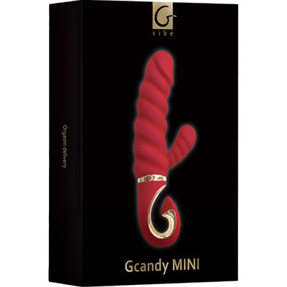 G-VIBE - VIBRADOR DE SILICONE VERMELHO GCANDY MINI