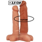 VIRILXL - EXTENSÃO DE PÊNIS DE SILICONE LÍQUIDO V5 MARROM