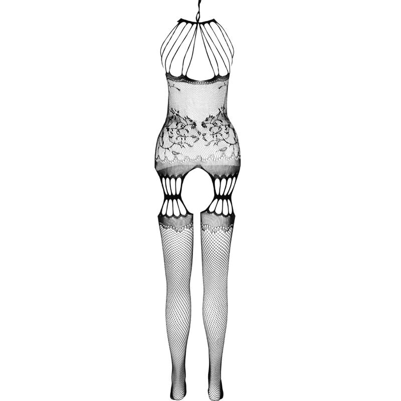 PASSION - BS095 BODYSTOCKING ROJO TALLA UNICA